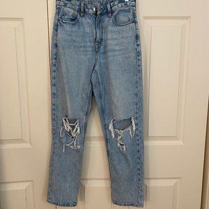 American Eagle Mom Straight Jean Size 4